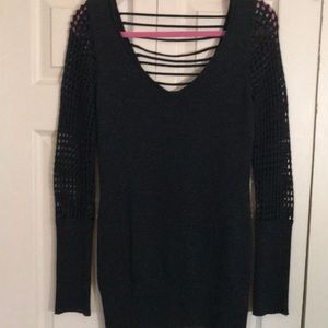 DKNY sweater top tunic SEXY